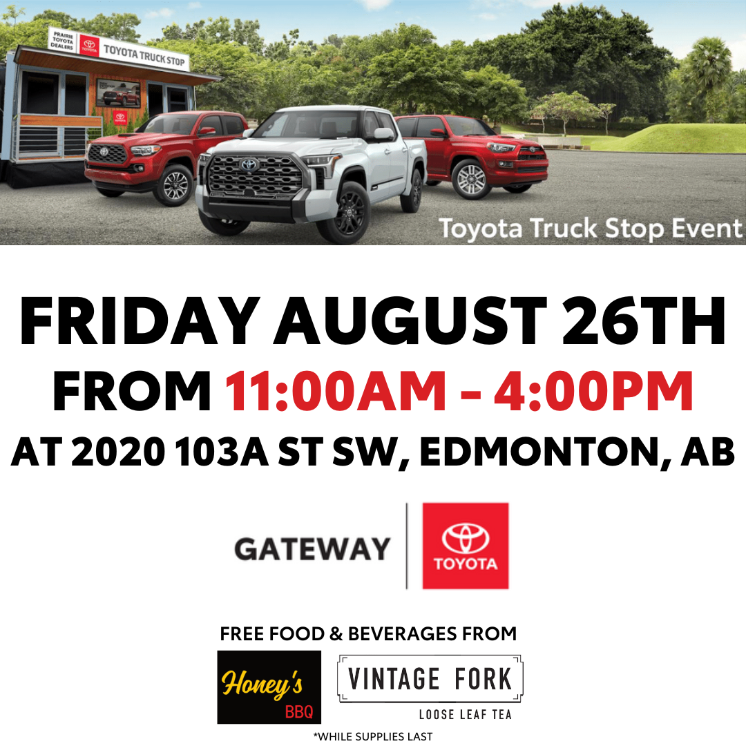 Toyota Truck Stop Tour Comes to Gateway Toyota on August 26, 2022