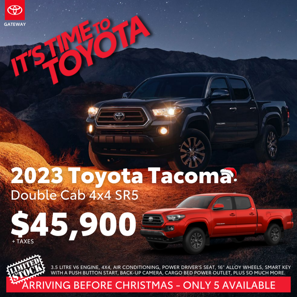 2023 Toyota Tacoma Promotion Edmonton