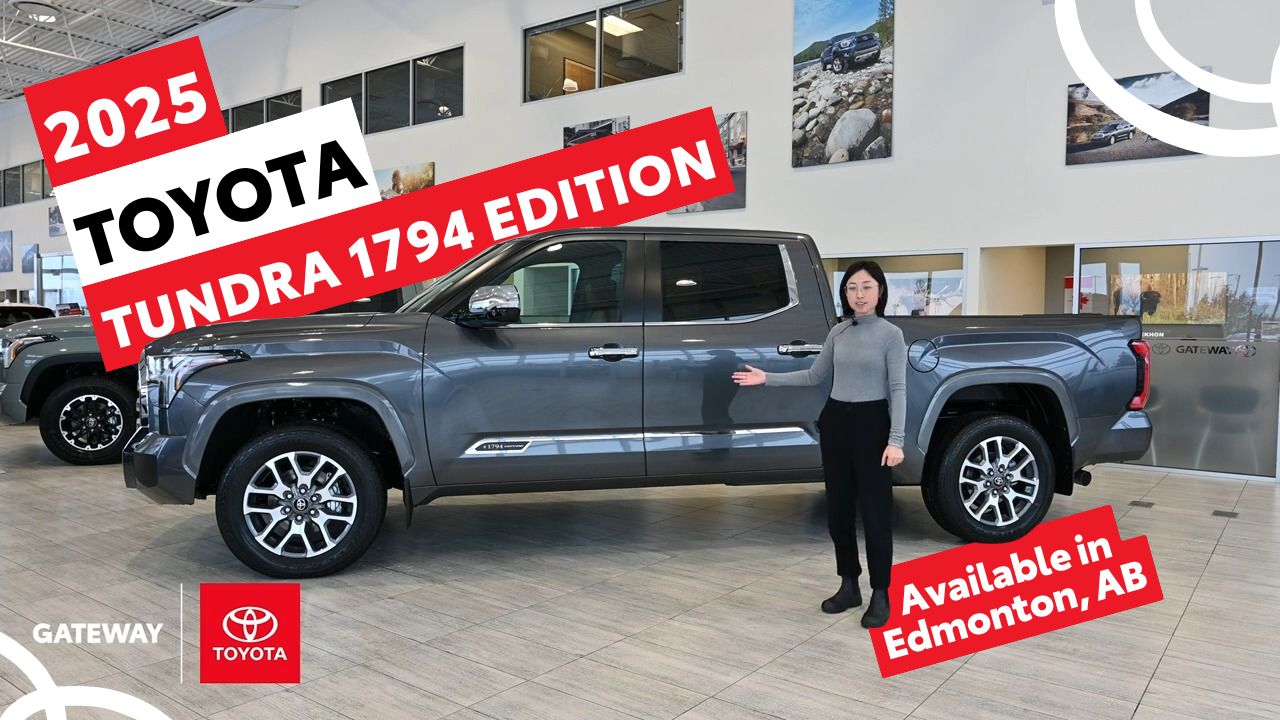 The New 2025 Toyota Tundra 1794 Edition Model Review with Gateway Toyota in Edmonton, Alberta